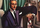 Portrait of Prince Eristoff by Tamara de Lempicka